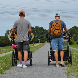 Kinderfahrrad-und Laufrad Halter/Befestigung bis 16 Zoll für Thule Chariot Fahrradanhänger Bild 9