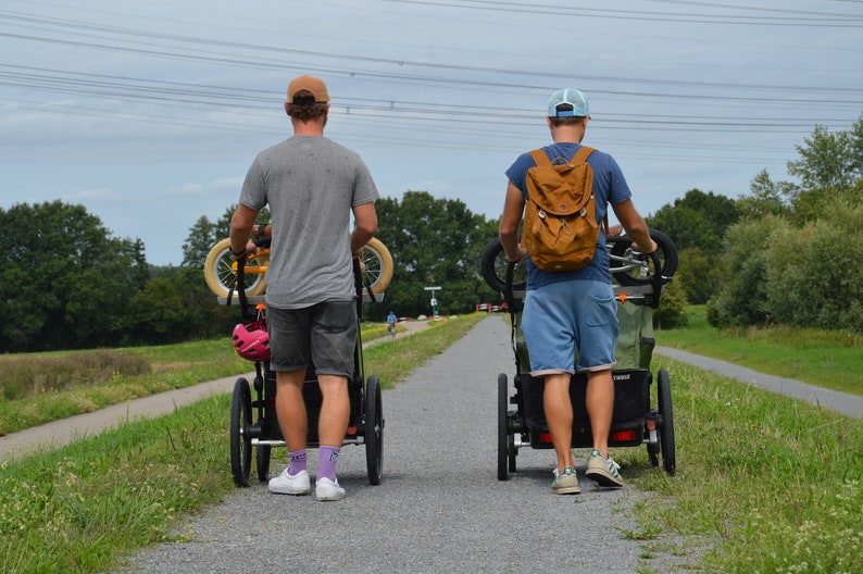 Kinderfahrrad-und Laufrad Halter/Befestigung bis 16 Zoll für Thule Chariot Fahrradanhänger Bild 9