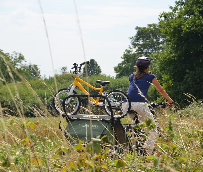 Kinderfahrrad-und Laufrad Halter/Befestigung bis 16 Zoll für Thule Chariot Fahrradanhänger Bild 7