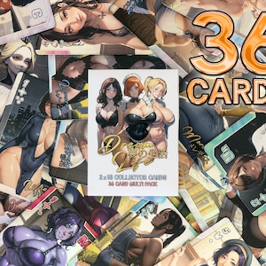 36 Foil Waifu Cards Anime Doujin Idol Booster Pack | Karty Premium Collector's Edition | Dream Life CCG