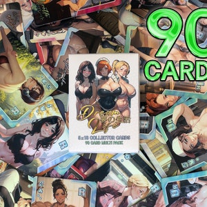 90 Foil Waifu Cards Anime Doujin Idol Booster Pack | Karty Premium Collector's Edition | Dream Life CCG