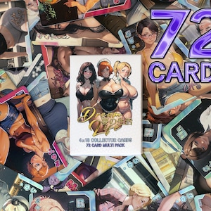 72 cartes Waifu en aluminium, pack de boosters Anime Doujin Idol | Cartes premium édition collector | La vie de rêve GCC