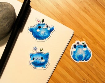Fishbowl Pets // Animal Sticker Pack // Cute GLOSSY Vinyl Stickers