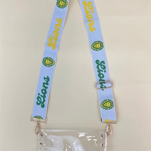 Lions (SELU) | Adjustable Embroidered Purse Strap