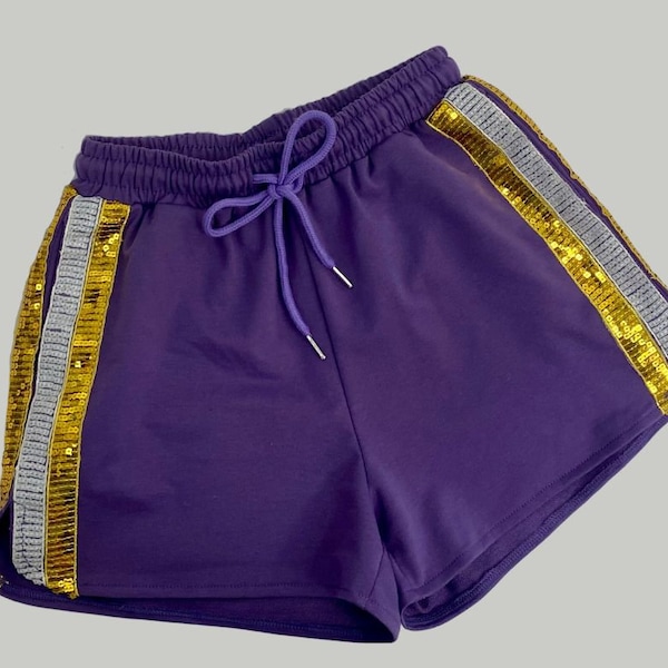 You Had Me At Geaux | Women's Jogger Shorts (Purple)