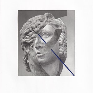 Where is my mind ? - A4 paper collage