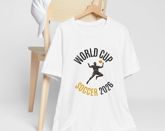 ワールドカップサッカー2026 Tシャツ | サッカー選手のシルエット
