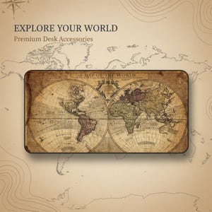 古代世界地図デスクマット | ヴィンテージマップ