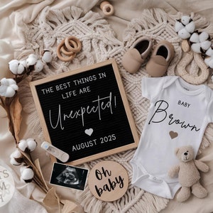 Boho pregnancy announcement digital boho baby announcement unexpected pregnancy announcement  social media reveal pregnancy template PA024