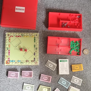 Vintage 1994 Travel Monopoly Board Game – Classic Fun on the Go!