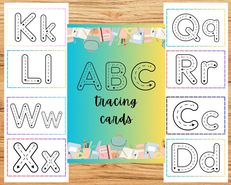 12 Printable Uppercase Alphabet Tracing Worksheets. Preschool
