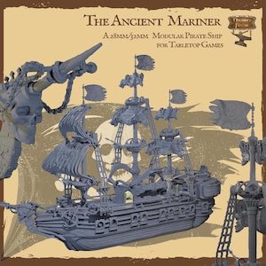 The Ancient Marines : A Modular Pirate Ship for Tabletop Games