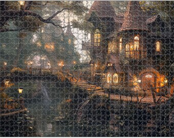 Enchanted Realms - Smart Sorted 1000-Piece Fantasy Puzzle, Family Puzzle, Puzzle for Adults, Unique Puzzle, Rainy Day Fun, Rainy Day Puzzle