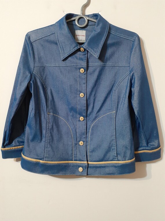 Veste Versace Classic Bleu Femme France