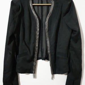 Vintage Alexander McQueen Jacket Chain Embellished