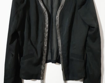 Vintage Alexander McQueen Jacket Chain Embellished