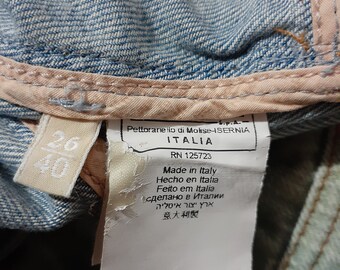 ジョン・ガリアーノ レディース マルチカラー デニムジャケット