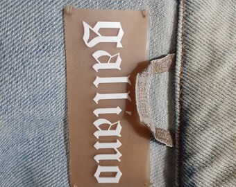 ジョン・ガリアーノ レディース マルチカラー デニムジャケット - Etsy