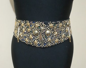 Lily Farouche Vintage 1980s Studded Belt With a Saber