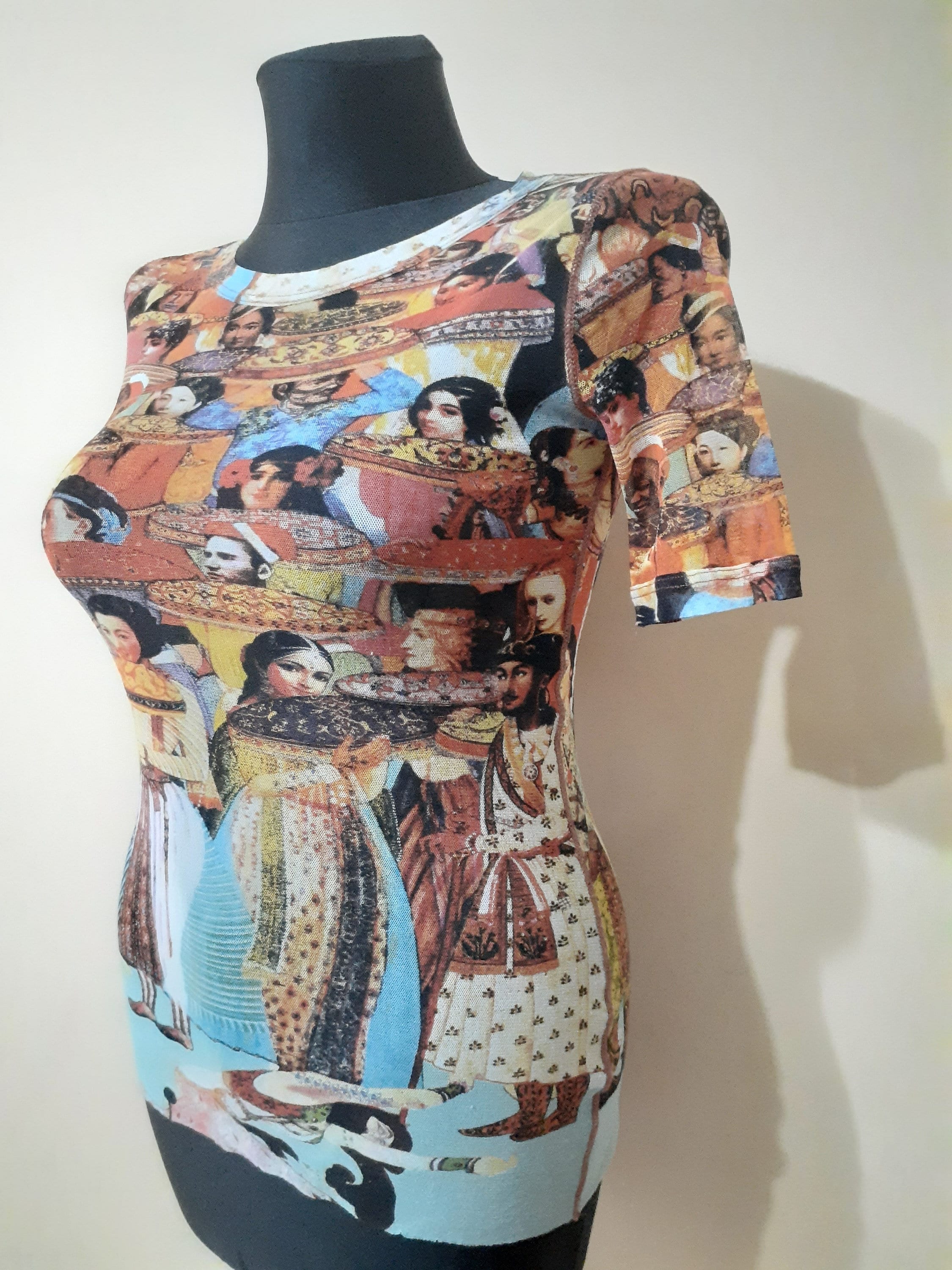 00s GAULTIER ゴルチエ y2k grunge カットソー メッシュ Jean Paul Gaultier Cyberdot Mesh Top - '90s | Luxury Vintage