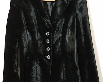 Notizie Di Mariella Veste Burani en velours noir