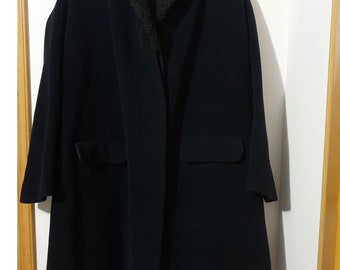 Romeo Gigli Women Overcoat Blue Oversize