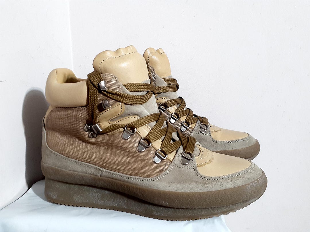 Isabel Marant Etoile Beige Brent Hiking Boots