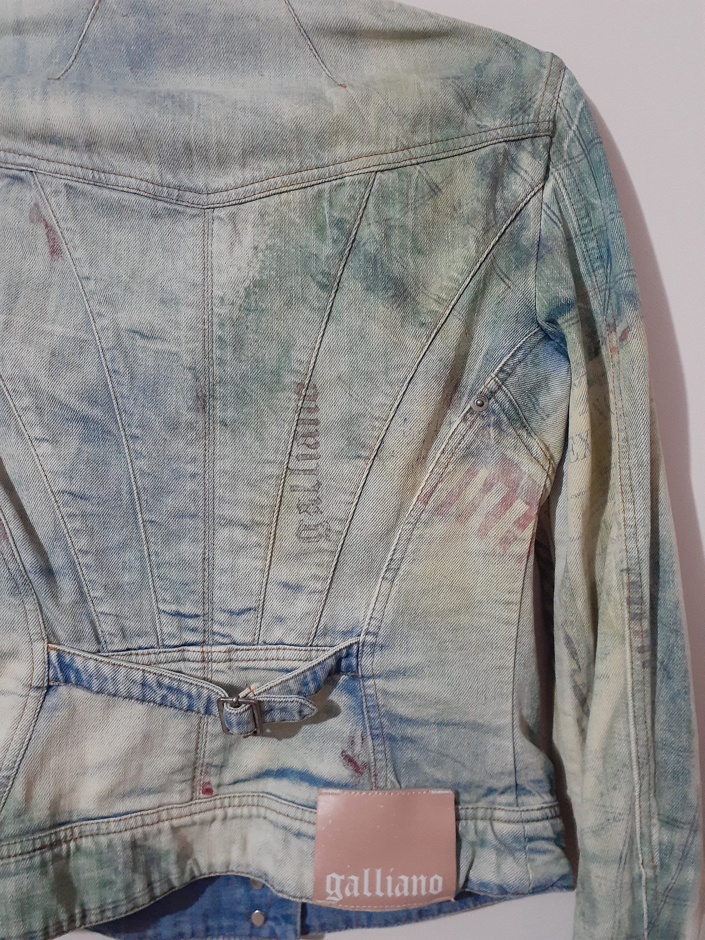 ジョン・ガリアーノ レディース マルチカラー デニムジャケット - Etsy