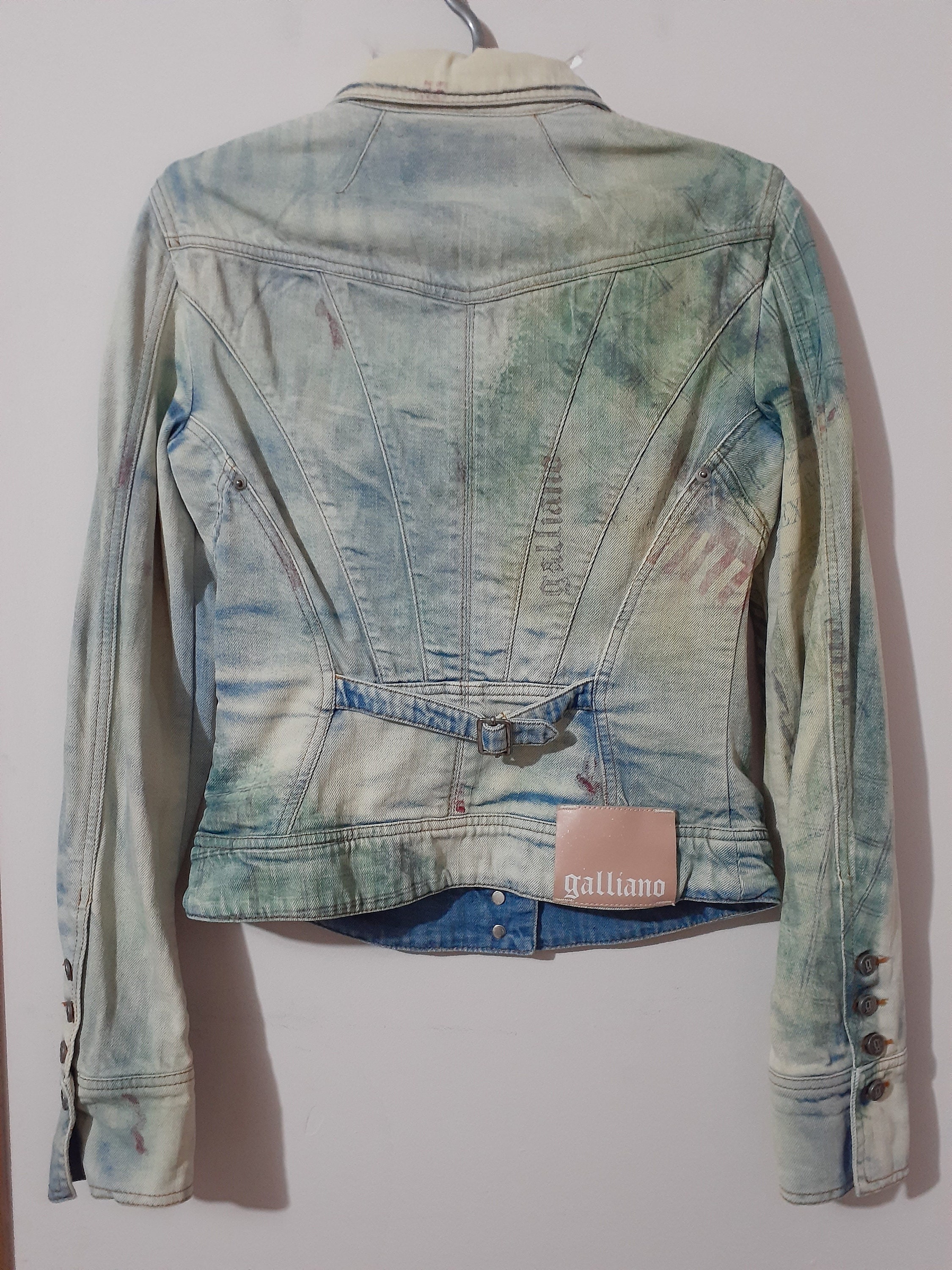 ジョン・ガリアーノ レディース マルチカラー デニムジャケット - Etsy