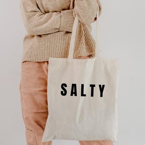 SALTY Strandtasche, Sommer-Strandtasche, Urlaub, Tragetasche, Tragetasche, Pool-Schultertasche, wiederverwendbare Einkaufstasche, Büchertasche