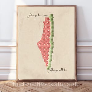 Affiche de la Palestine, carte de la Palestine, tenture murale de qualité musée, affiche politique d'art mural d'activisme palestinien des droits de l'homme, anticolonialisme