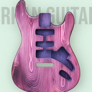 Stratocaster guitar body, HSS , matt varnished