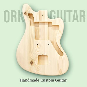 Custom Order Guitar Body, swimming pool JG, Jaguar Neck Fit