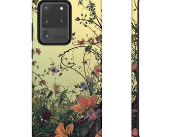 Light Victorian Boho Wildflowers Phone Case 29