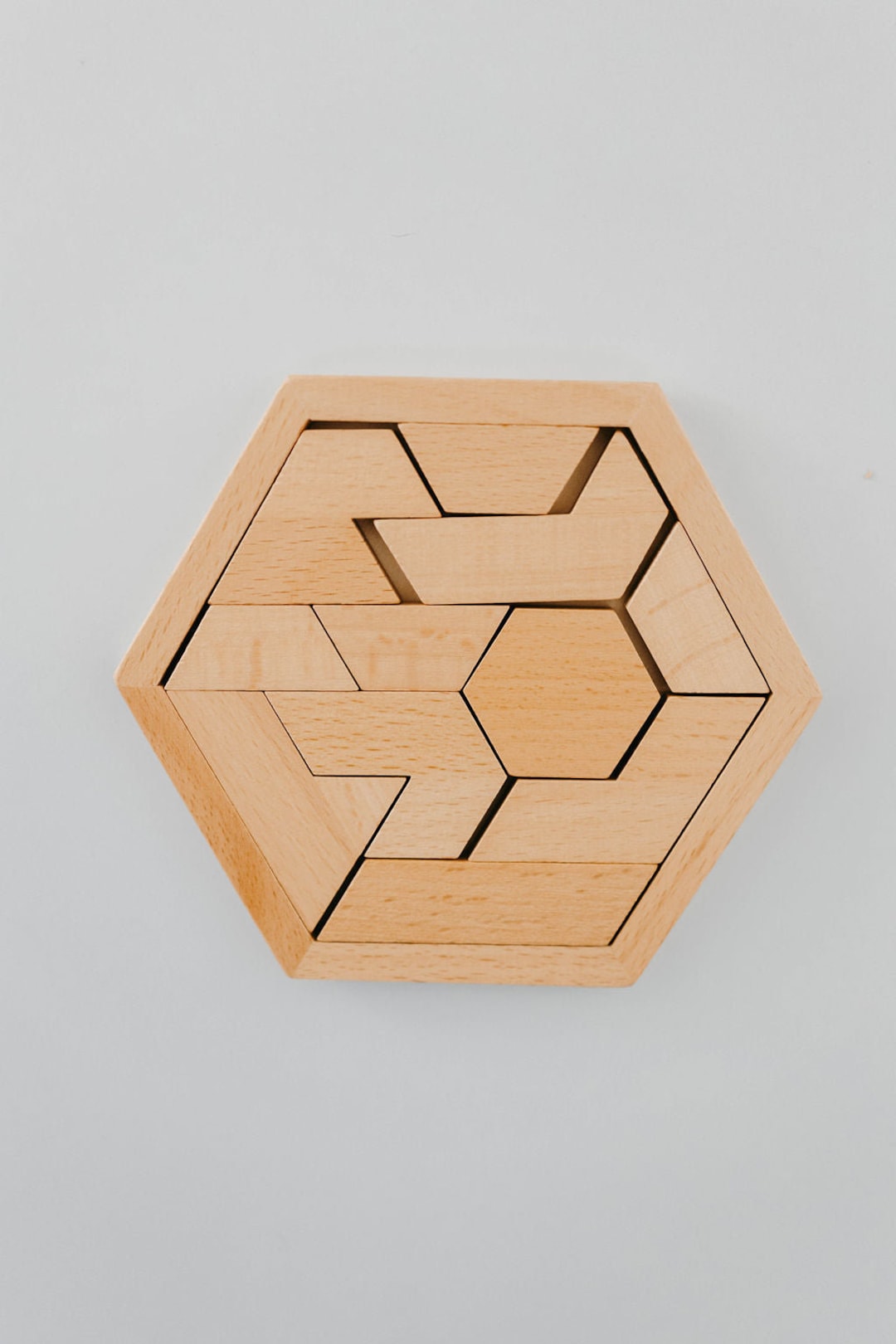 Hexagon Brain Teaser Puzzle - Etsy