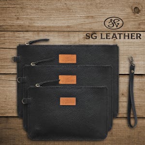 Regalo personalizado, bolso de mano de cuero, billetera con cremallera, billetera de pulsera, estuche para teléfono, organizador de maquillaje y billetera para pasaporte, regalo para ella