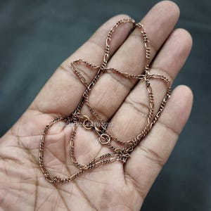 Top Quality Copper Chains Necklace Adjustable Chain Copper Chains for Gift Handmade Copper Chain Pure Copper Chain Unisex Copper Gift Chain