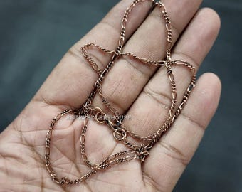 Top Quality Copper Chains Necklace Adjustable Chain Copper Chains for Gift Handmade Copper Chain Pure Copper Chain Unisex Copper Gift Chain