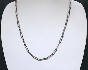 Top Quality Copper Wire Wrapped Chain Necklace 18&quot; To 20&quot; Copper Adjustable Chains For Gift Chain For Necklace Chain Pendant Handmade Chain