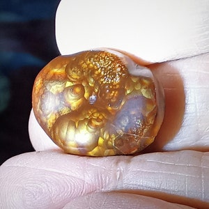 Fire Agate Cabochon