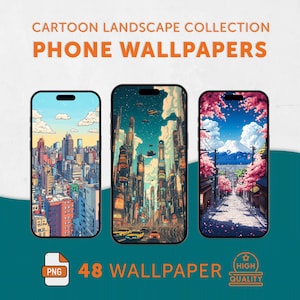 Fondo de pantalla de paisaje de dibujos animados para teléfono, fondo de pantalla retro Lofi para móvil, fondo de pantalla acogedor para iPhone, fondo de pantalla para Android de 16 bits, fondo de teléfono digital