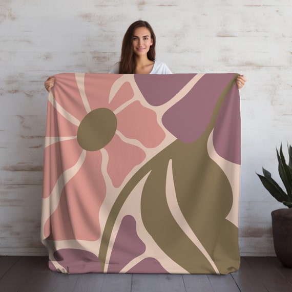 Pink boho blanket hotsell