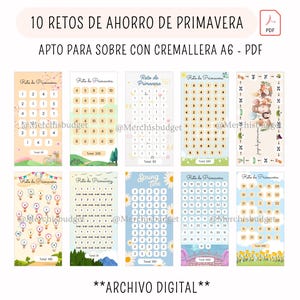 10 adorabili Money Backs - Collezione Primavera - Spagnolo