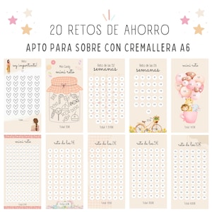 20 Hermosos Retos de Ahorros - Colección Beige - Español