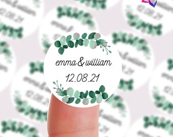 label stickers, asthetic stickers, personalized stickers