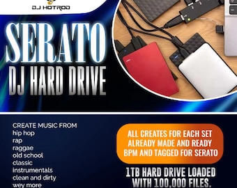 1TB SSD Harddrive DJ Library Digital Download