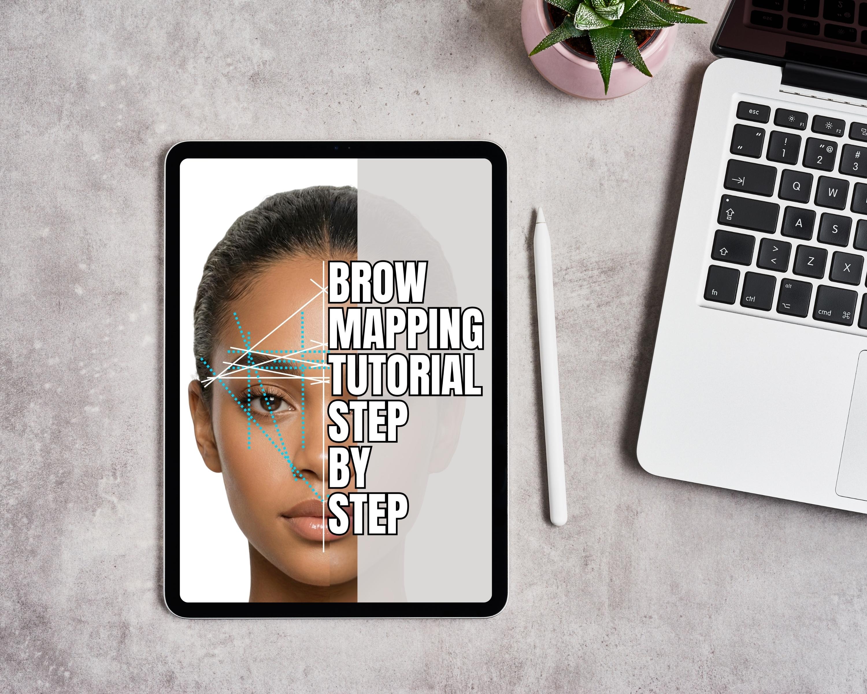 Brow Mapping Tutorial | Step-by-step Eyebrow Architecture (PDF Pattern ...