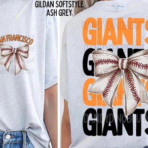 San Francisco Baseball Giants Bow Short Sleeve T-Shirt
