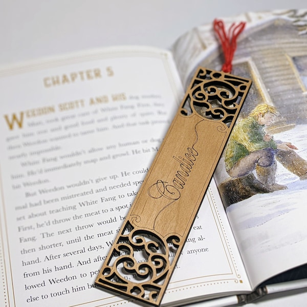 Personalized Wooden Bookmark, Custom Wooden Bookmark, Book Lovers gift, Birthday, Friendship, Retirement Gift, Engraving, custom design