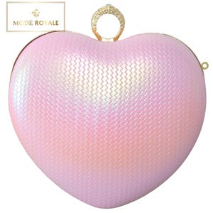 Heart Shaped Clutch by Mode Royale